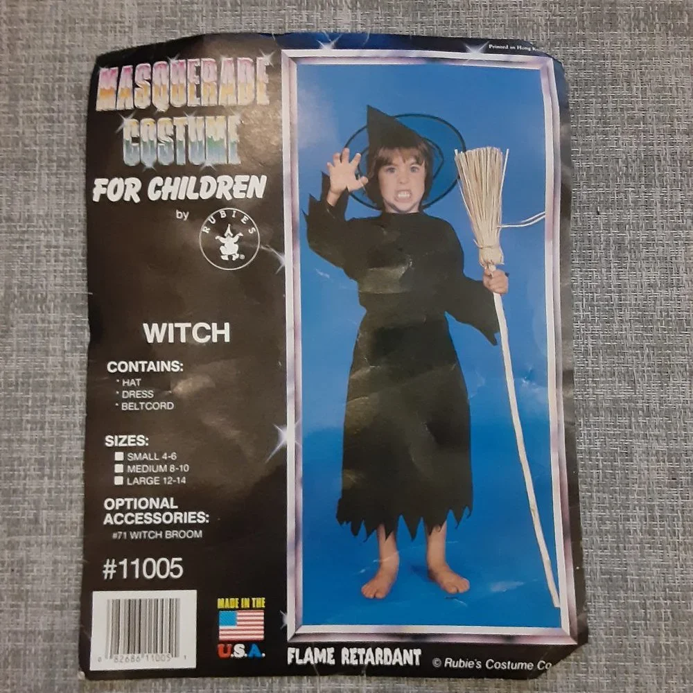 Wicked Witch with Wig Halloween costume- comes with extras